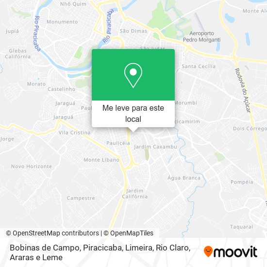 Bobinas de Campo mapa