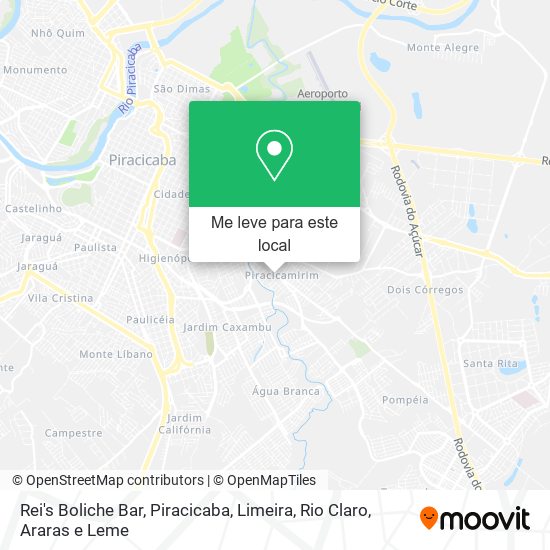 Rei's Boliche Bar mapa