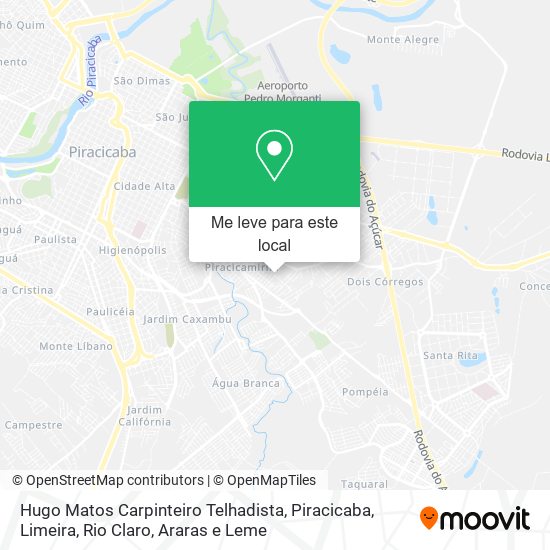 Hugo Matos Carpinteiro Telhadista mapa