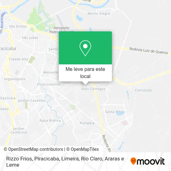 Rizzo Frios mapa