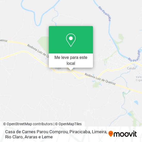 Casa de Carnes Parou Comprou mapa