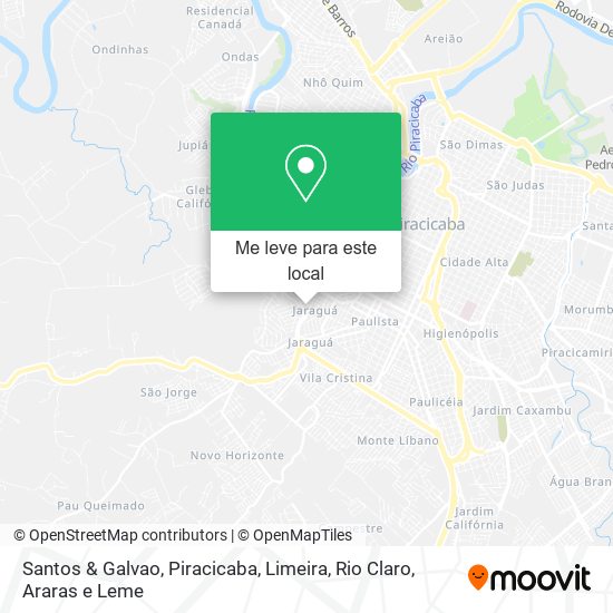 Santos & Galvao mapa