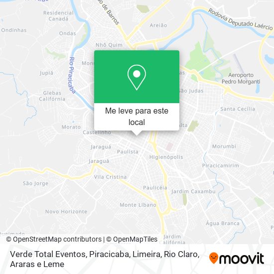 Verde Total Eventos mapa