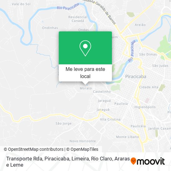 Transporte Rda mapa