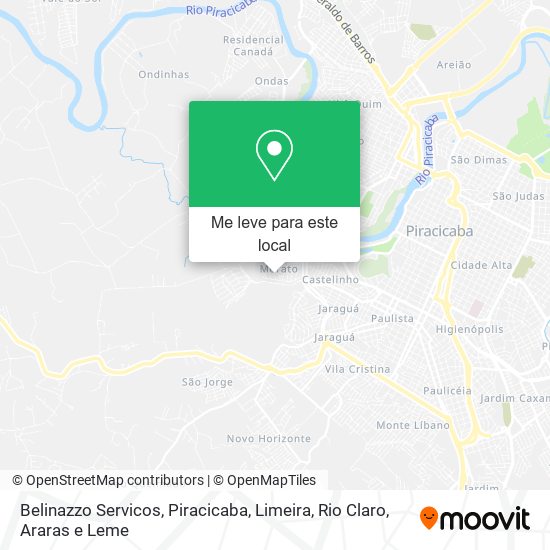 Belinazzo Servicos mapa