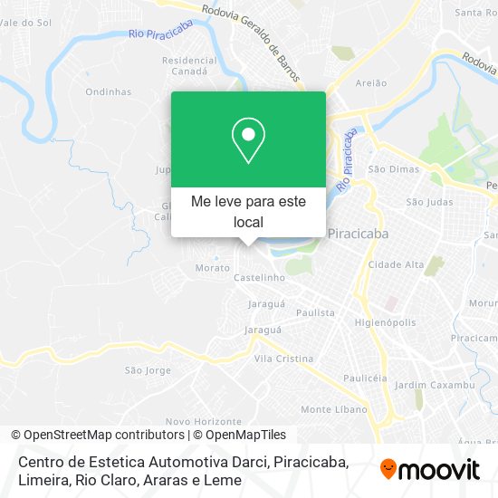 Centro de Estetica Automotiva Darci mapa