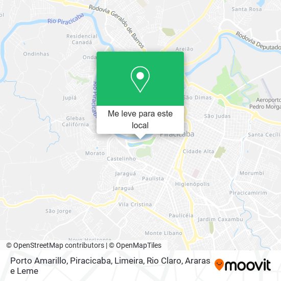 Porto Amarillo mapa