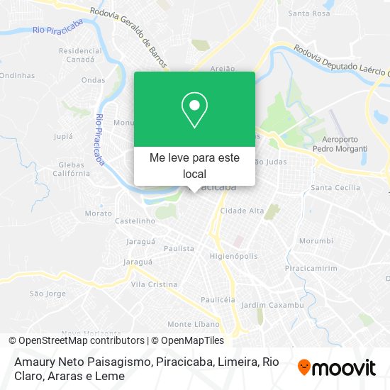 Amaury Neto Paisagismo mapa