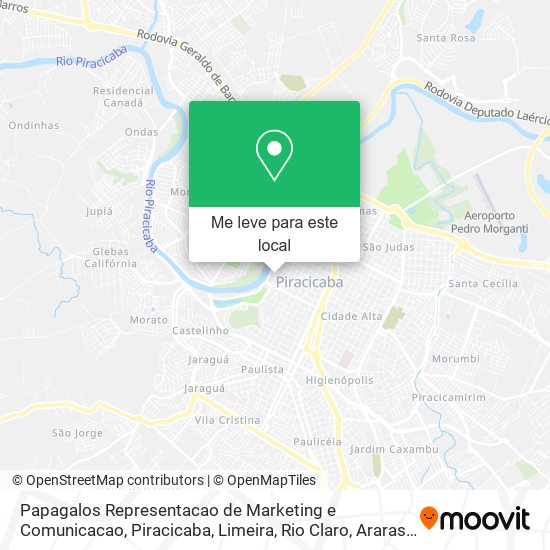 Papagalos Representacao de Marketing e Comunicacao mapa