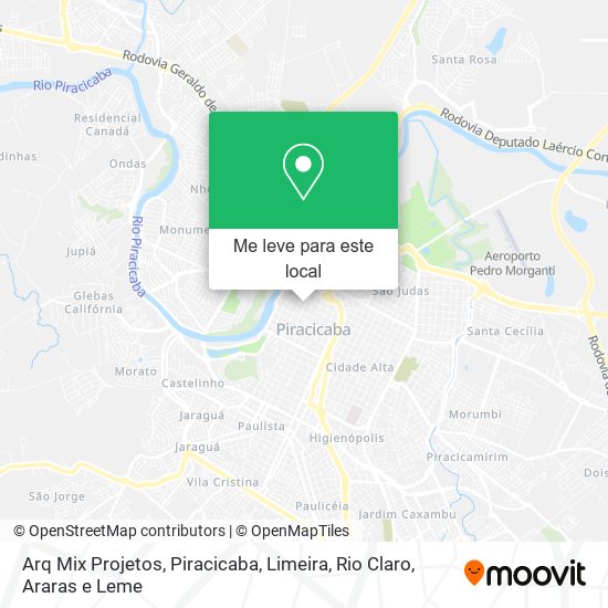 Arq Mix Projetos mapa