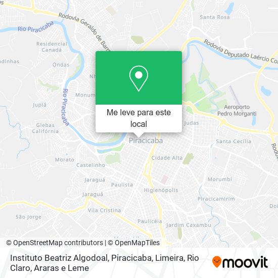 Instituto Beatriz Algodoal mapa