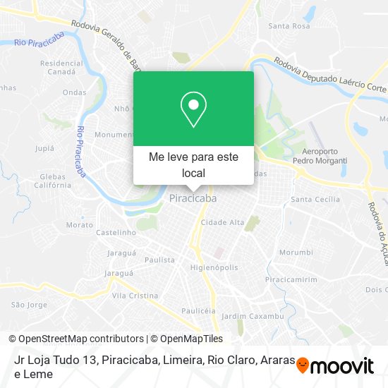 Jr Loja Tudo 13 mapa