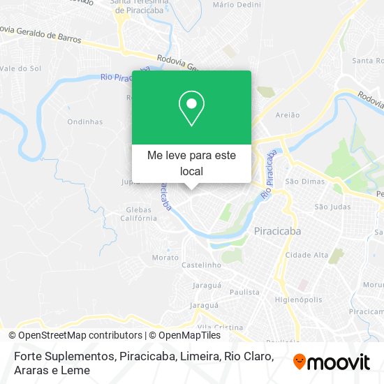 Forte Suplementos mapa