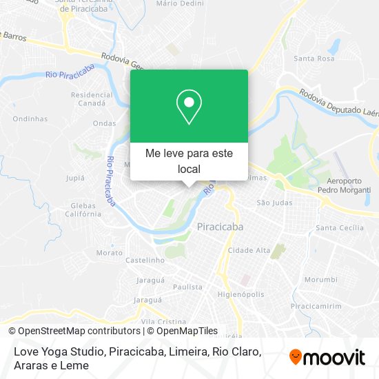 Love Yoga Studio mapa