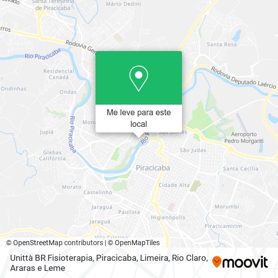 Unittà BR Fisioterapia mapa