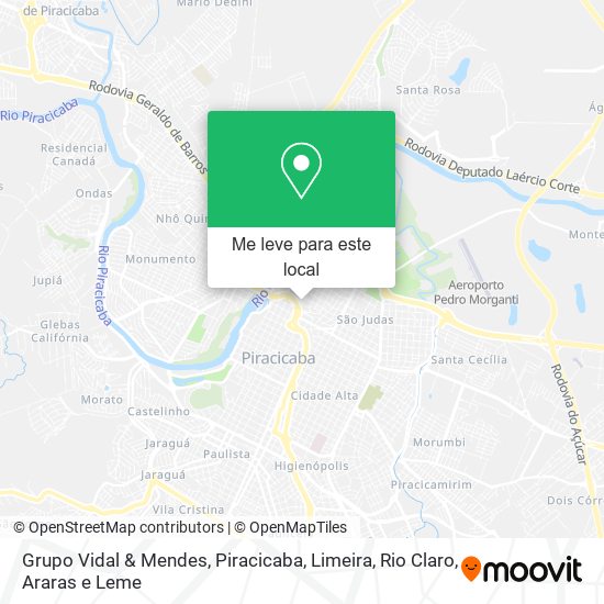 Grupo Vidal & Mendes mapa