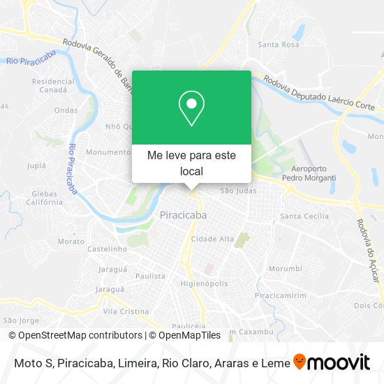 Moto S mapa