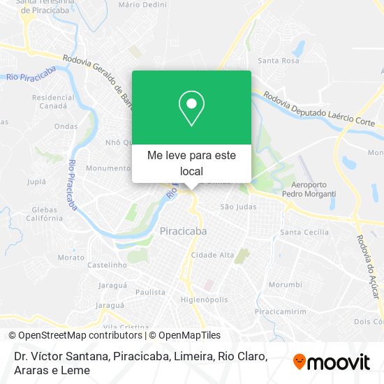 Dr. Víctor Santana mapa