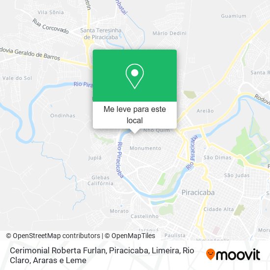 Cerimonial Roberta Furlan mapa