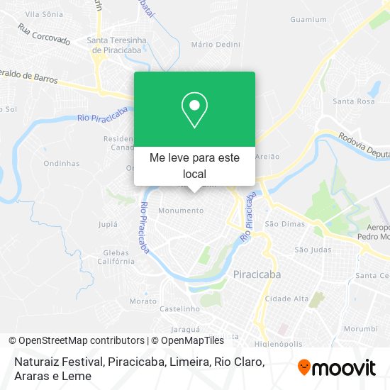 Naturaiz Festival mapa