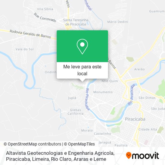 Altavista Geotecnologias e Engenharia Agricola mapa