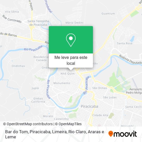 Bar do Tom mapa