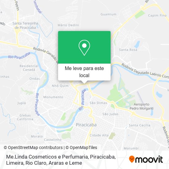 Me.Linda Cosmeticos e Perfumaria mapa