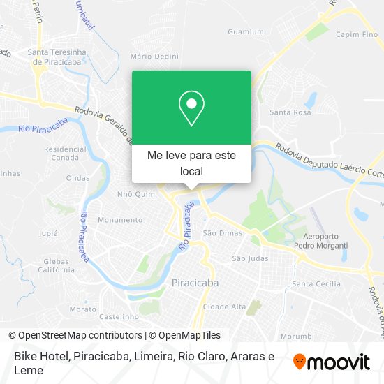 Bike Hotel mapa