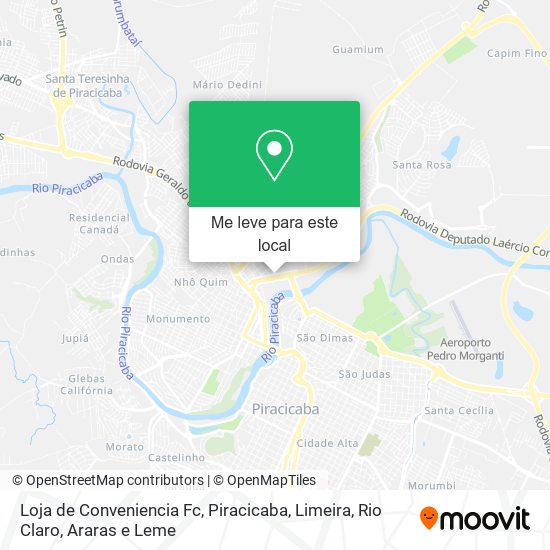 Loja de Conveniencia Fc mapa