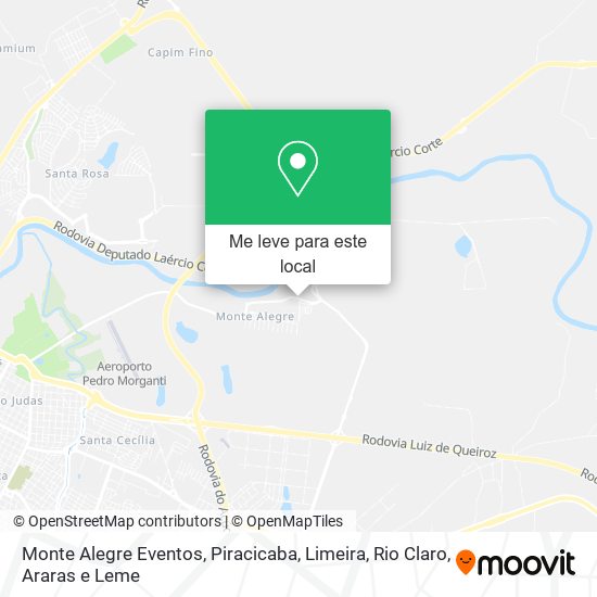 Monte Alegre Eventos mapa