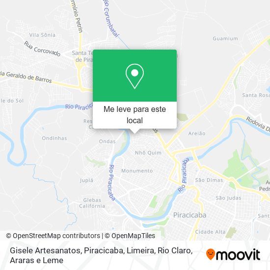 Gisele Artesanatos mapa