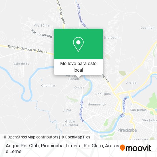 Acqua Pet Club mapa