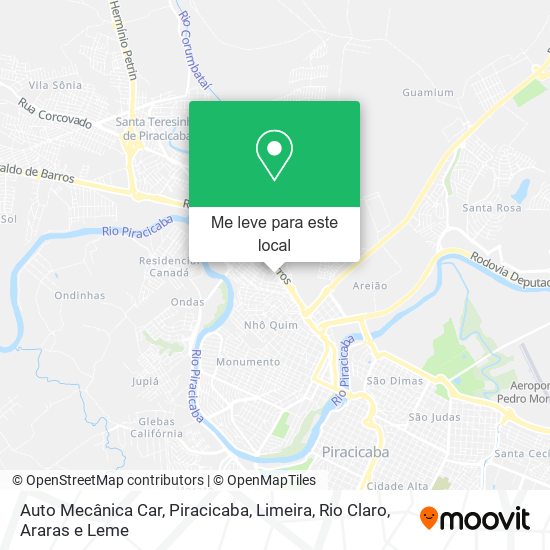 Auto Mecânica Car mapa