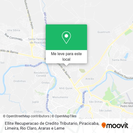 Ellite Recuperacao de Credito Tributario mapa