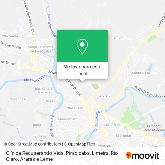 Clínica Recuperando Vida mapa