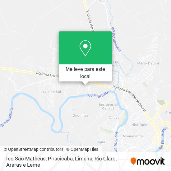 Ieq São Matheus mapa