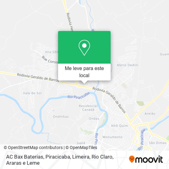 AC Bax Baterias mapa