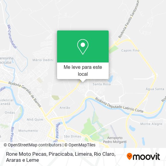 Rone Moto Pecas mapa