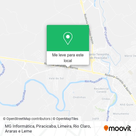 MG Informática mapa