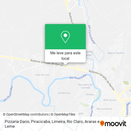 Pizzaria Dario mapa