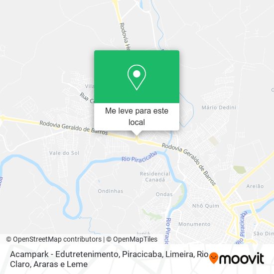 Acampark - Edutretenimento mapa