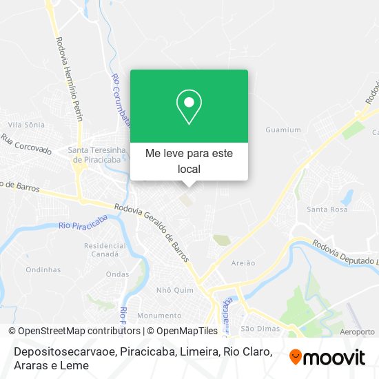 Depositosecarvaoe mapa