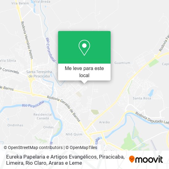 Eureka Papelaria e Artigos Evangélicos mapa