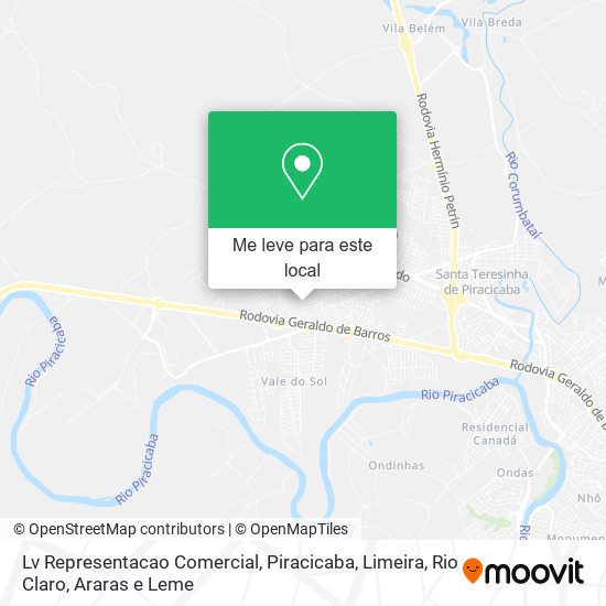 Lv Representacao Comercial mapa