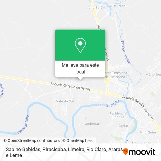 Sabino Bebidas mapa