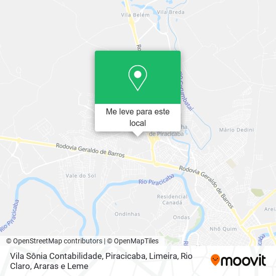 Vila Sônia Contabilidade mapa