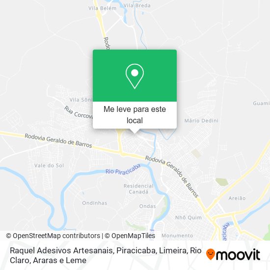 Raquel Adesivos Artesanais mapa