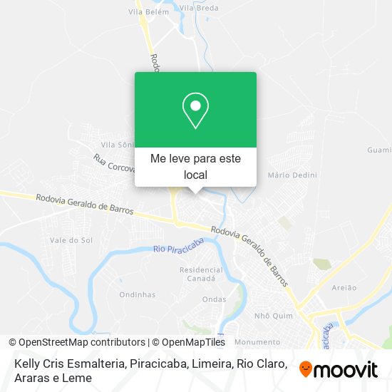 Kelly Cris Esmalteria mapa