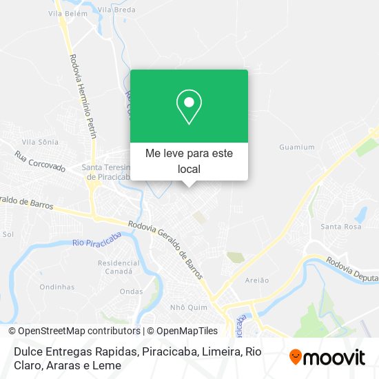 Dulce Entregas Rapidas mapa