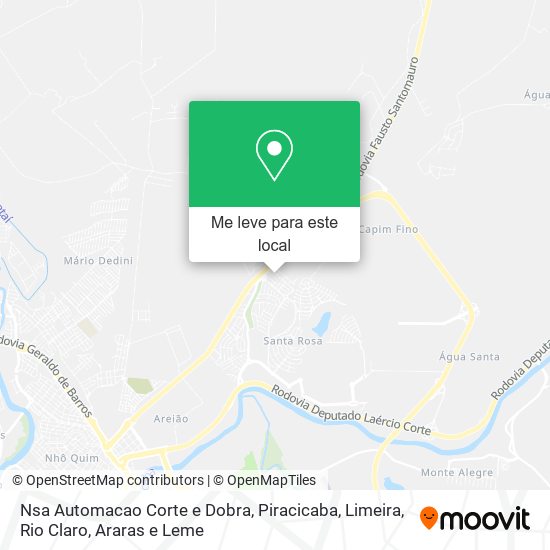 Nsa Automacao Corte e Dobra mapa